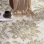 jinchan Torino Floral 5x7 Area Rugs, Vintage-Inspired Neutral Design Accent Rug - Image 7