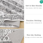 zesthome 8x10 Area Rugs for Living Room, Non-Slip Backing Washable Rugs - Image 4