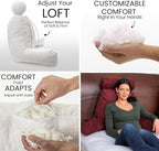 Husband Pillow XXL Aspen Edition, Adult Reading Sit Up Bed Rest Pillow - Image 2