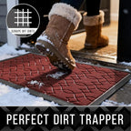 Yimobra Outdoor Runner Rug 72x24, All-Season Waterproof Doormat Outdoor Entrance - Image 3