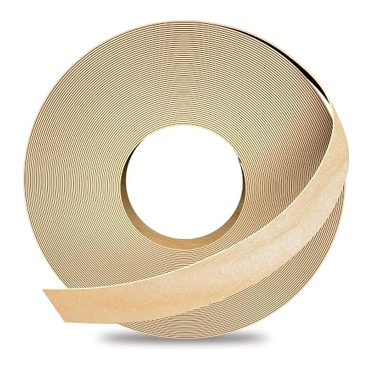 GSCIT Club Birch Edge Banding, 3/4 inch x 500ft roll Wood Veneer Edge Banding by GSCITCLUBEDGEBANDING