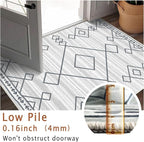 3x5 Rug, Small Area Rug for Living Room, Machine Washable Non-Slip Throw Rug - Image 7