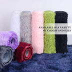 duduta Grey Plush Area Rugs for Bedroom 5x8 ft, Fluffy Carpet for Living Room - Image 8