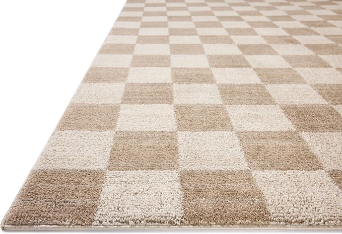 Loloi Chris Loves Julia Calvin Collection CLV-01 Pebble/Ivory 7'-10" x 7'-10" - Image 6