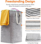 Lifewit 6 Pack Laundry Hamper Large Collapsible Laundry Baskets, Freestanding - Image 2