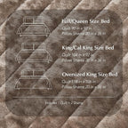 EVERGRACE Velvet Quilt Set California King 118'' x 106'', Luxurious Soft - Image 8