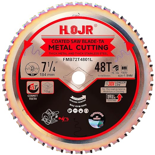 Metal Cutting Circular Saw Blade, Steel and Stainless Steel Cutting, The by HOJR
