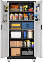 Aobabo 71" H×32" W×16" D Metal Storage Cabinet by Aobabo