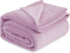 Bedsure GentleSoft Fleece Blankets King Size Lilac Lavender by BEDSURE