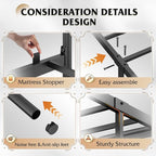 WLIVE Metal Platform Bed Frame, Queen Bed Frame - Image 7