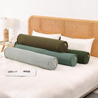 Long Bolster Pillow for Bed – Soft Corduroy Body Pillow for Adults, Ergonomic - Image 7