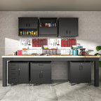 Metal Tool Storage Cabinet for Garage, Mobile Heavy Duty Garage Tool Chests & - Image 2