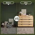 FURSUN Fluted 8 Drawers Dresser - Image 5