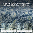 Washable Rugs 8x10 Area Rugs for Living Room, Dining Room- Soft Low Pile Stain - Image 8
