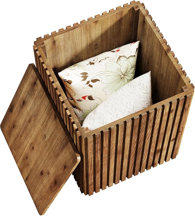 Solid Wood Square End Table - Image 9