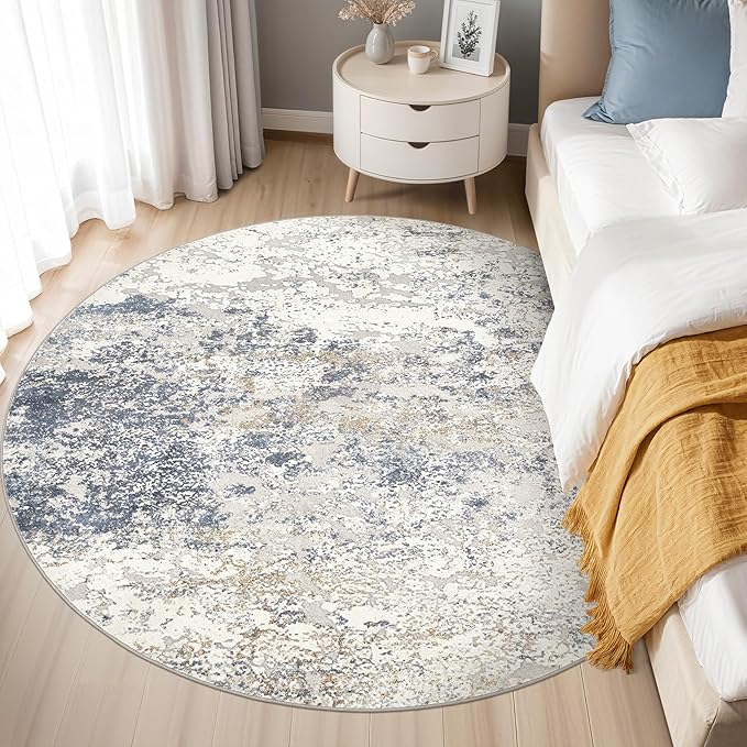 5ft Round Area Rug Living Room Rugs - Image 2