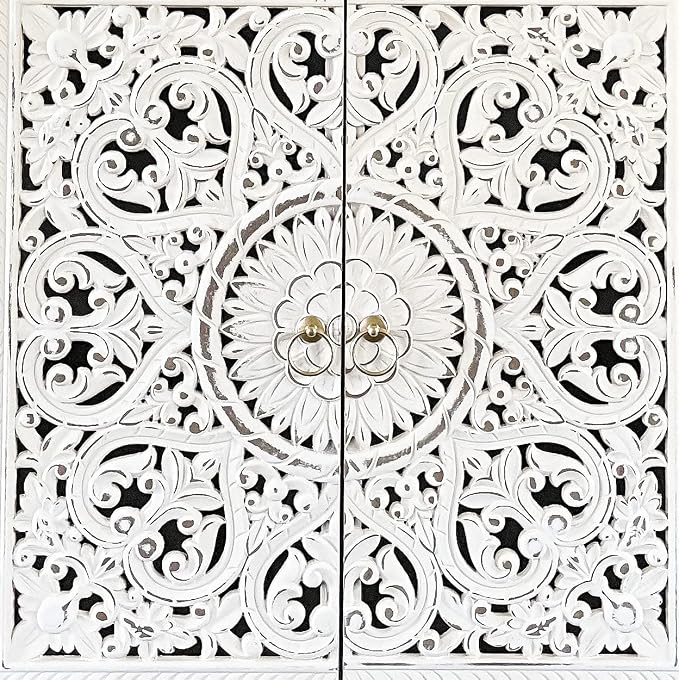 PHI VILLA White Accent Cabinet - Image 8