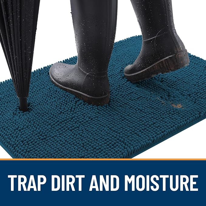 OLANLY Dog Door Mat for Muddy Paws 40x32, Absorbs Moisture and Dirt, Absorbent - Image 2