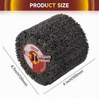 Abrasive Drawing Wheel Surface Conditioning Tool 60 Grit 120 x 100 x 19 mm Wire - Image 2