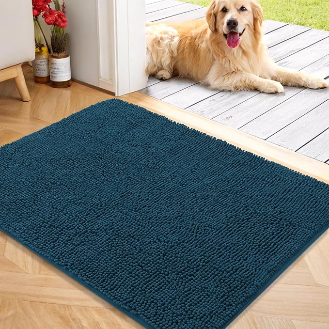 OLANLY Dog Door Mat for Muddy Paws 40x32, Absorbs Moisture and Dirt, Absorbent by OLANLY