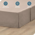 Bare Home Full Bed Skirt - Image 2