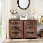 Farmhouse Night Stand Set of 2, Dresser - Image 6