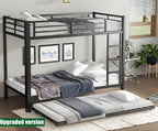 LUXIEE Upgraded & Stronger Heavy Duty Steel Twin XL Over Twin XL Bunk Bed Frame - Image 9