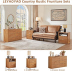 LEYAOYAO Fluted 6 Drawers Dresser - Image 4