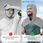 3 Pack Cooling Hoodie Towels for Neck and Face, UPF 50 Sun Protection & Instant - Image 4
