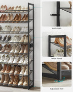 SONGMICS Shoe Rack, 8-Tier Shoe Organizer, Metal Rack - Image 5
