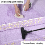 PAGISOFE Fluffy Soft Purple Rug 5' x 7' Rug, Shaggy Rugs - Image 6
