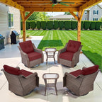 Belord Luxury 6-inch Thick Cushion Patio Furniture Set by Belord
