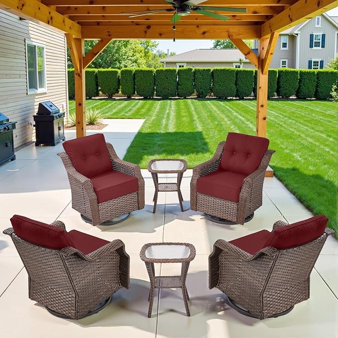 Belord Luxury 6-inch Thick Cushion Patio Furniture Set by Belord