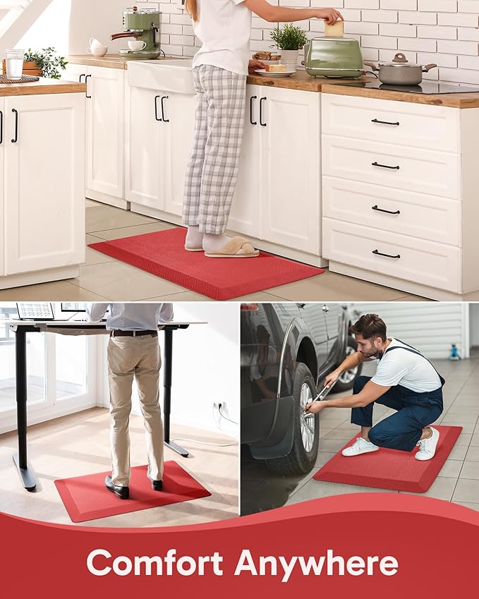 Ophanie Kitchen mats for Floor, 3/4 inch Thick, Kitchen Rugs, Waterproof - Image 8