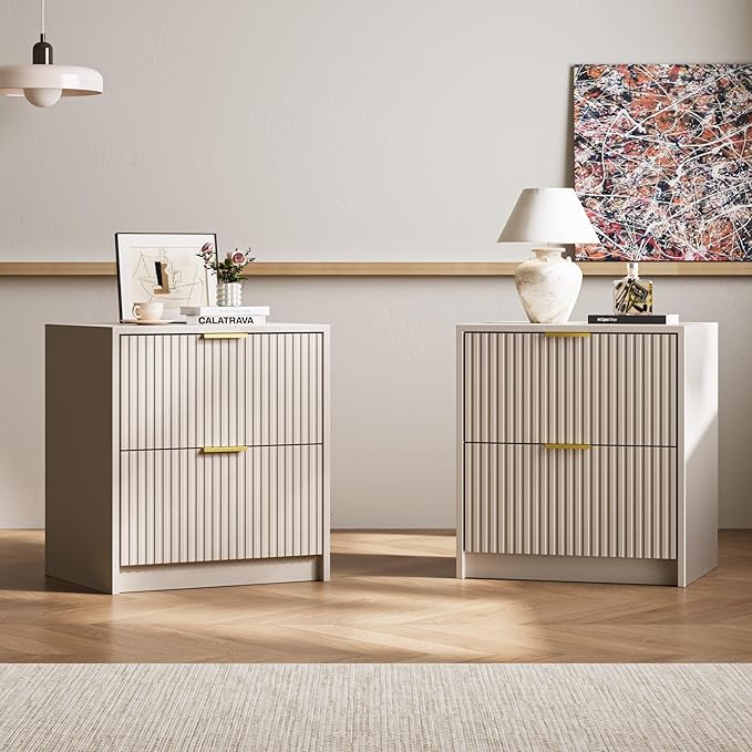 3-Piece Dresser Bedroom Set, 5 Drawer Dresser & 2 Drawer Nightstands - Image 4