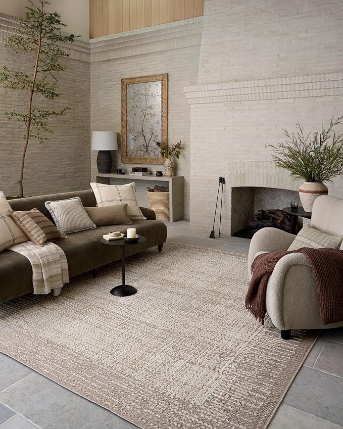 Loloi Amber Lewis Bexley Collection BEX-06 Natural/Taupe 2'-7" x 10'-0" Runner by Loloi