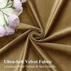 AUSSPVOCT Brown Velvet Curtains 84 Inches - Image 5