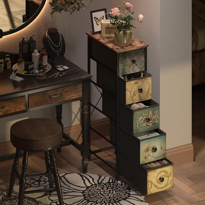 Tohomeor Narrow Storage Dresser Slim Dresser - Image 6