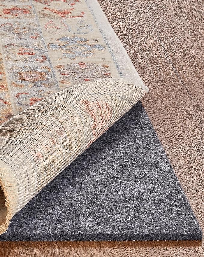 Veken Non Slip Cushioned Runner Rug Pad Gripper 2 x 10 Ft, Felt and Silicone by Veken