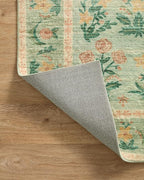 Loloi Rifle Paper Co. Eden Collection EDE-01 Mughal Rose Moss 3'-6" x 5'-6" - Image 7