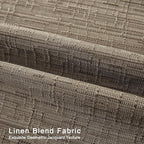 Extra Long Linen Curtains 144 inch Length 2 Panels Thick Faux Linen Blended - Image 7