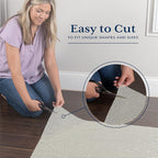 Veken Runner Rug Pad Gripper for Hardwood Floors, Non Slip 2x6 Ft Rug Pads for - Image 3