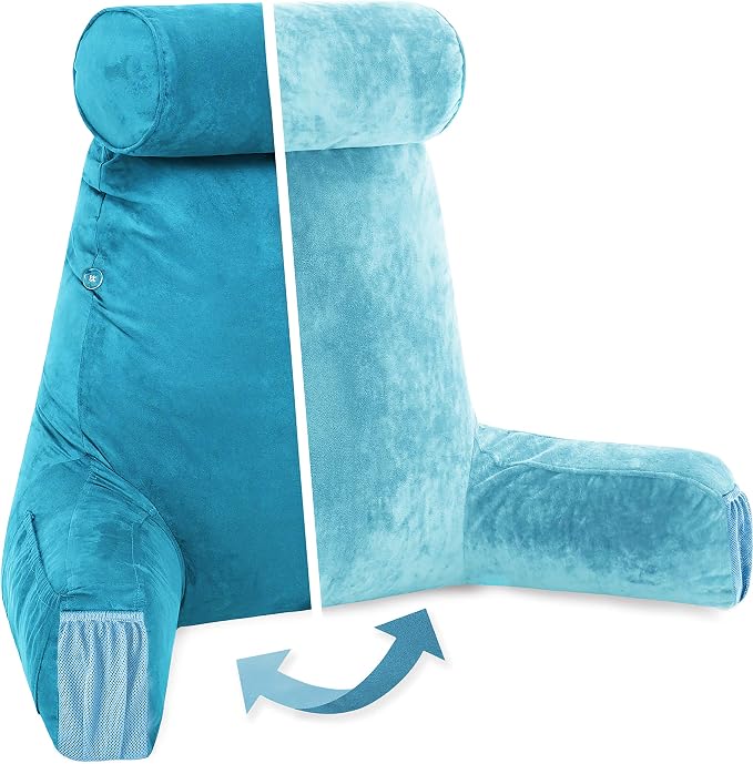 Husband Pillow Medium Aspen Edition Rodeo Blue, Sit Up Reading & Bed Rest by HusbandPillow