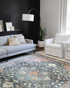 Loloi II Skye Collection SKY-08 Denim/Brick 2'-3" x 3'-9" Accent Rug by Loloi