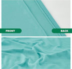 Biscaynebay Decorative Box Spring Cover King & Cal King Size, Aqua Luxurious - Image 4