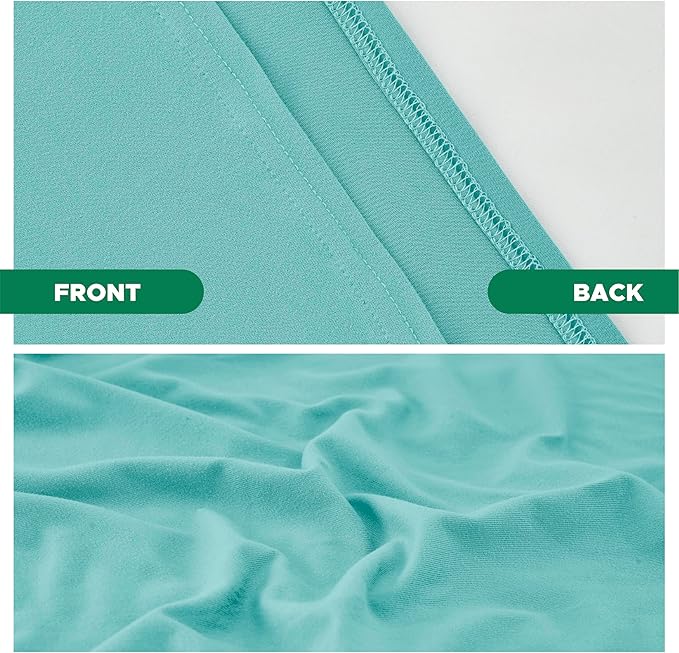Biscaynebay Decorative Box Spring Cover King & Cal King Size, Aqua Luxurious - Image 4
