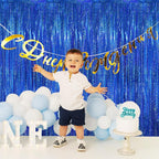 GOER 6.4 ft x 8.2 ft Metallic Tinsel Foil Fringe Curtains Party Photo Backdrop - Image 5