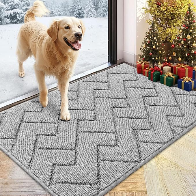 hicorfe Front Door Mat Outside Entrance, Stain and Fade Resistant, Non Slip by Hicorfe