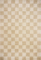 Loloi Chris Loves Julia Calvin Collection CLV-01 Wheat/Ivory 3'-6" x 5'-6" - Image 3