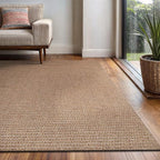 Easy Jute Rug 6x9 Indoor Outdoor Natural Rugs Solid Fiber Rug Woven Area Rug - Image 4